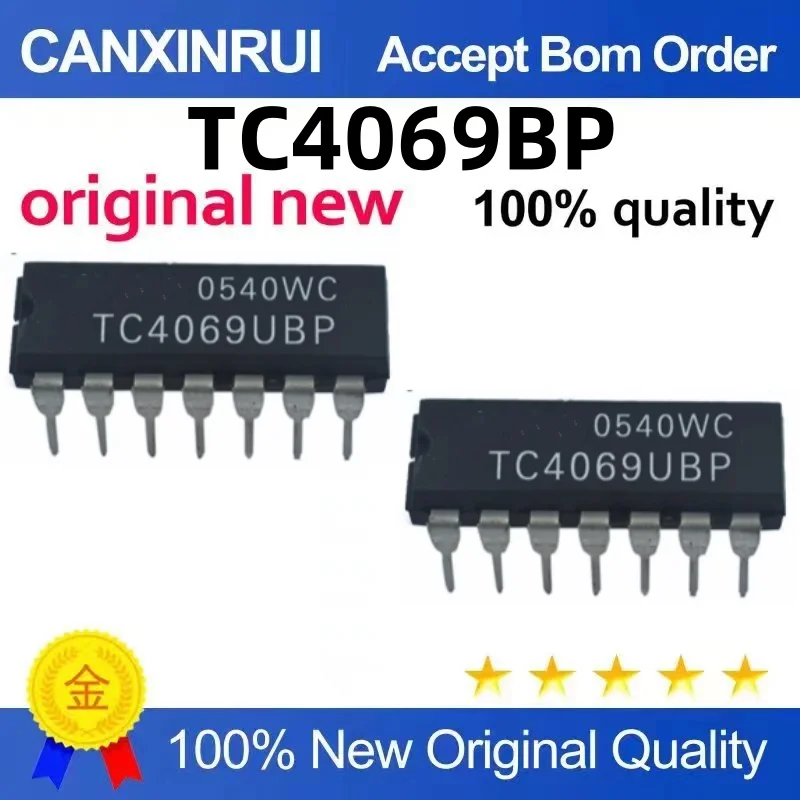 

（100 pieces）TC4069UBP TC4069BP In-Line DIP-14 Toshiba Gate/Inverter IC