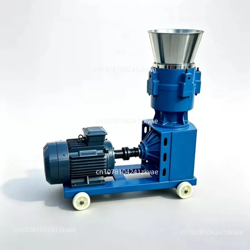 Mini Wood Poultry Chicken Fish Pig Goat Cattle Cat Animal Pellet Manufacturing Pelletizer Feed Processor