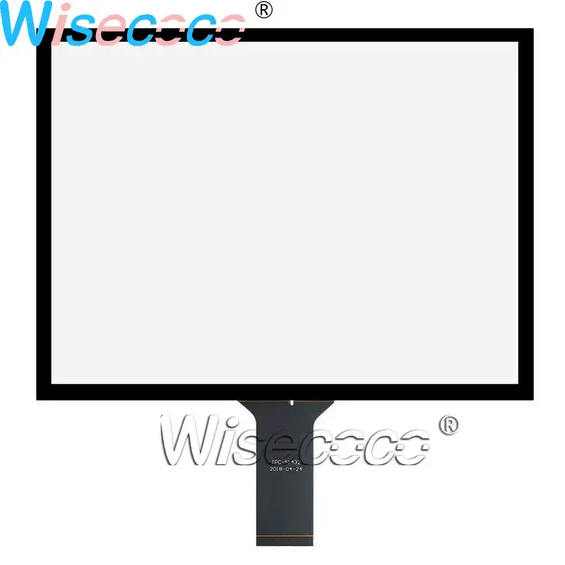 Wisecoco 15 Inch Capacitive Touch Screen Trackpad USB Plug and Play 10 Point Glass Sensor Panel Digitizer 324.9*248MM