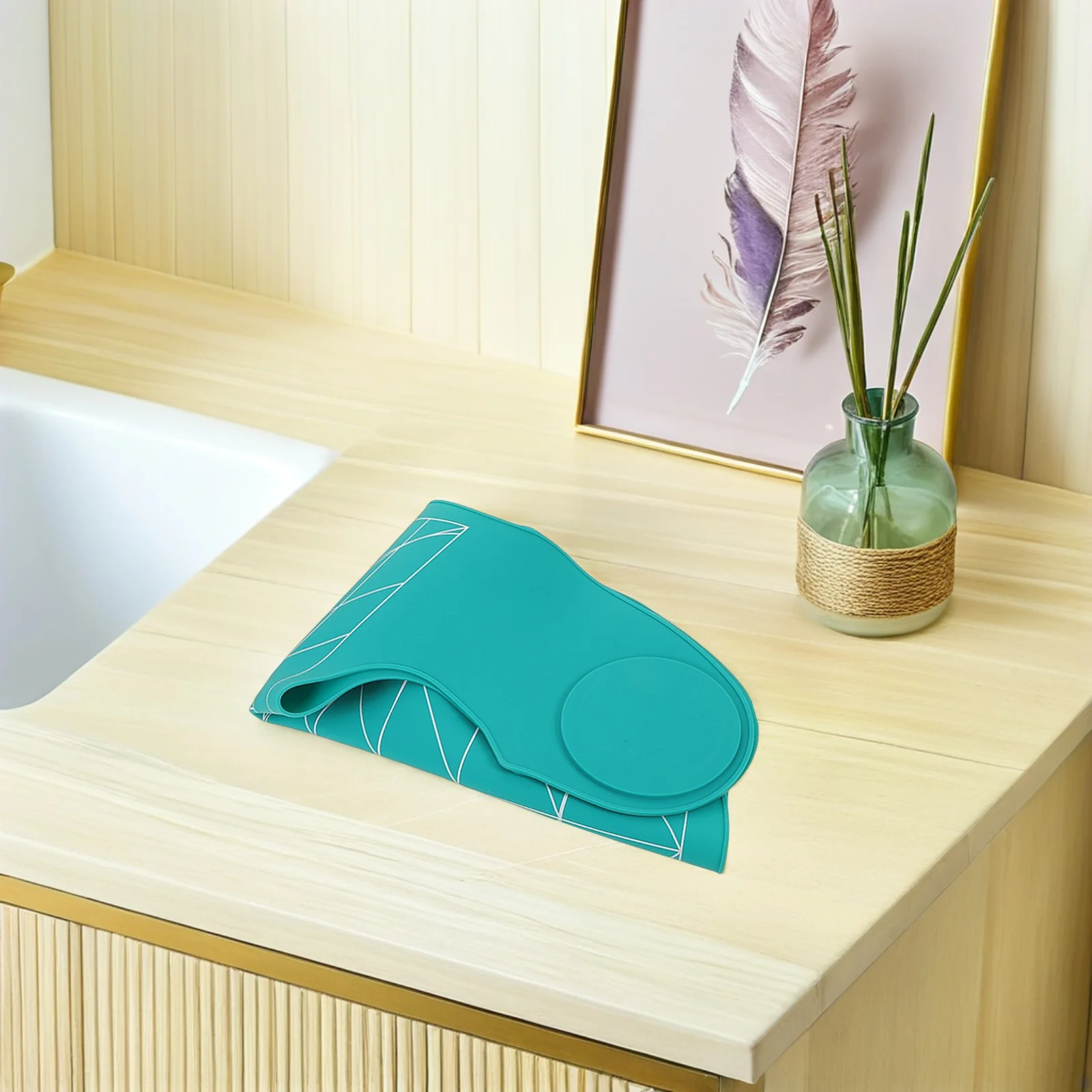 

Striped Hairdressing Cape Extended Silicone Hair Cutting Collar For Salon Home Dye Styling Waterproof Professional Shampoo