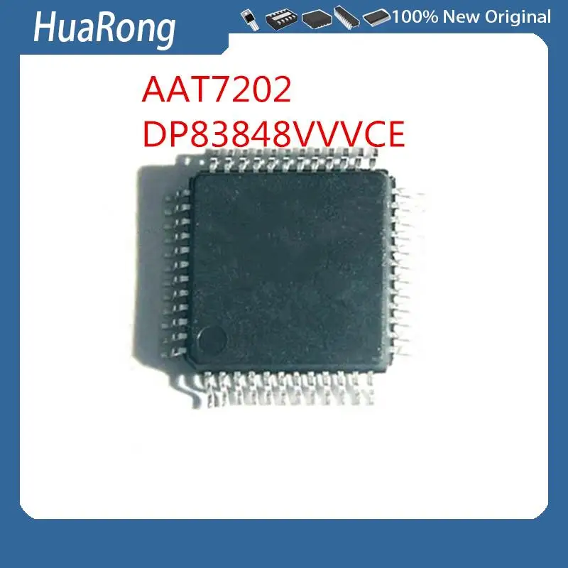 

5 шт./лот AAT7202 DP83848VVVCE DP83848VV QFP48