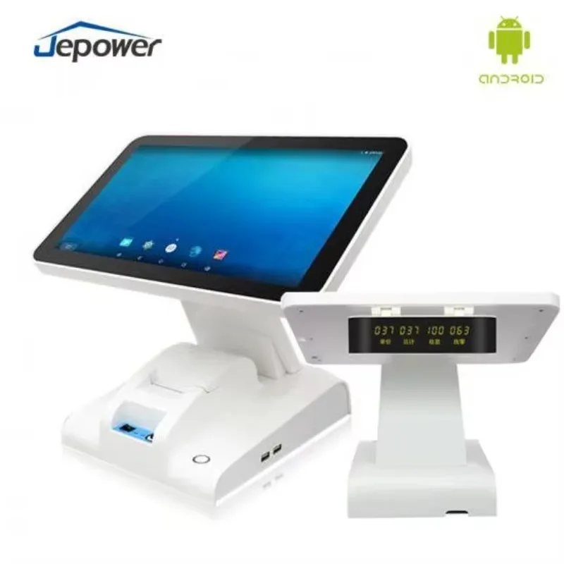 All-in-One POS System Android 15 inch Desktop Hardware Cashier Machine for Point of Sale System