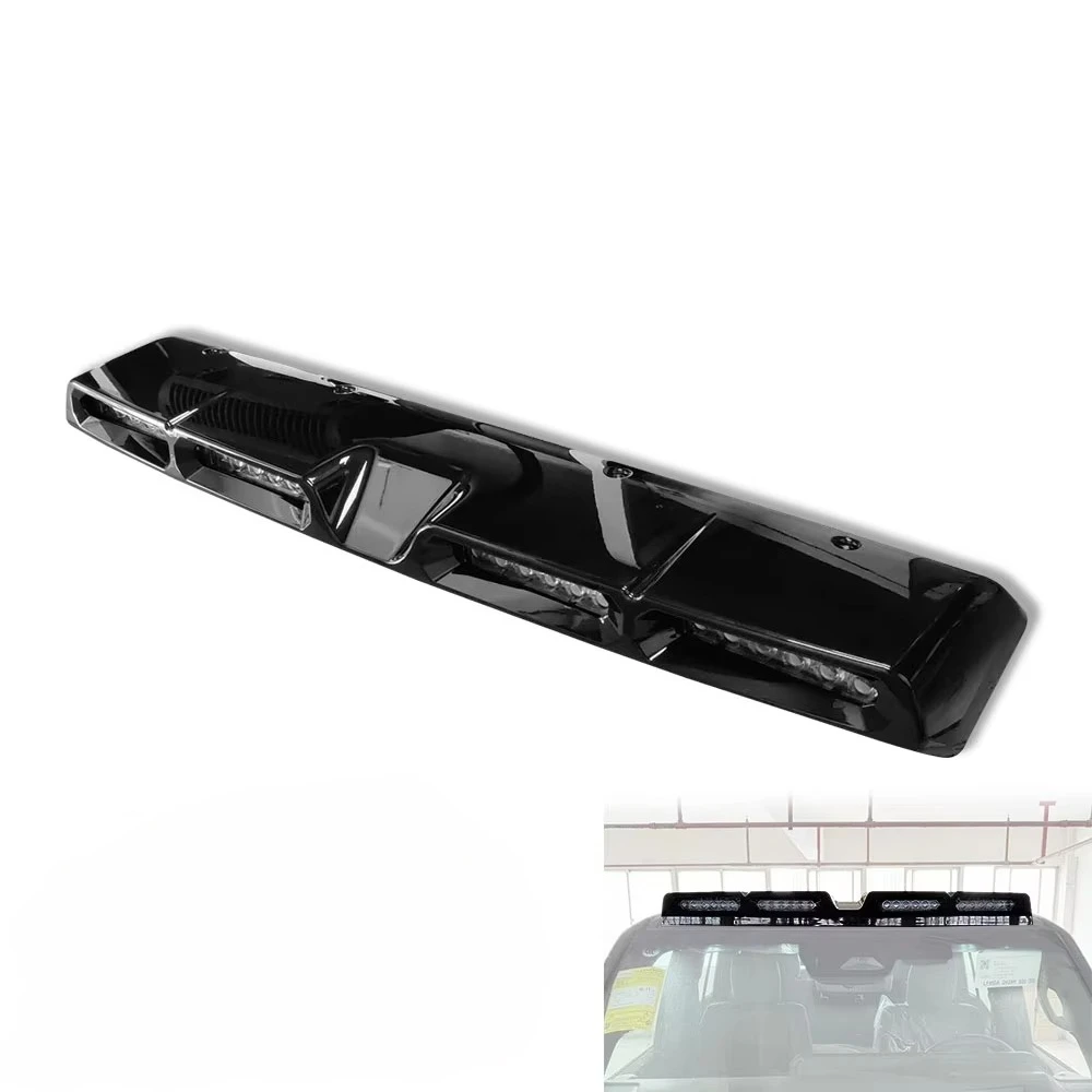 Car Modification Accessories Top Light LED Roof Light Glossy Black for Toyota Land Cruiser Prado LC250 2024