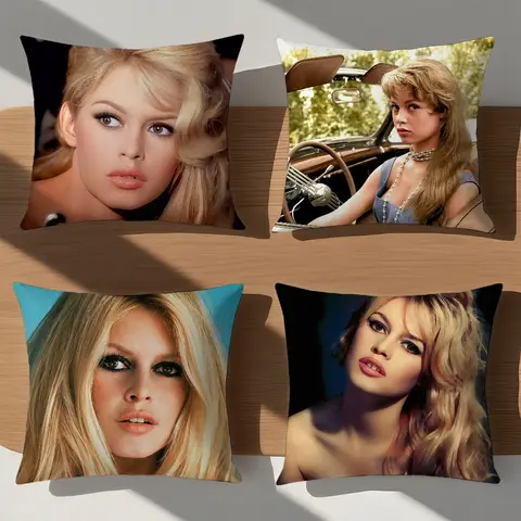 cushion cover Fashionable Bardot B-Brigitte Actor Style Comfortable sofa Bedroom Personalized Decoration