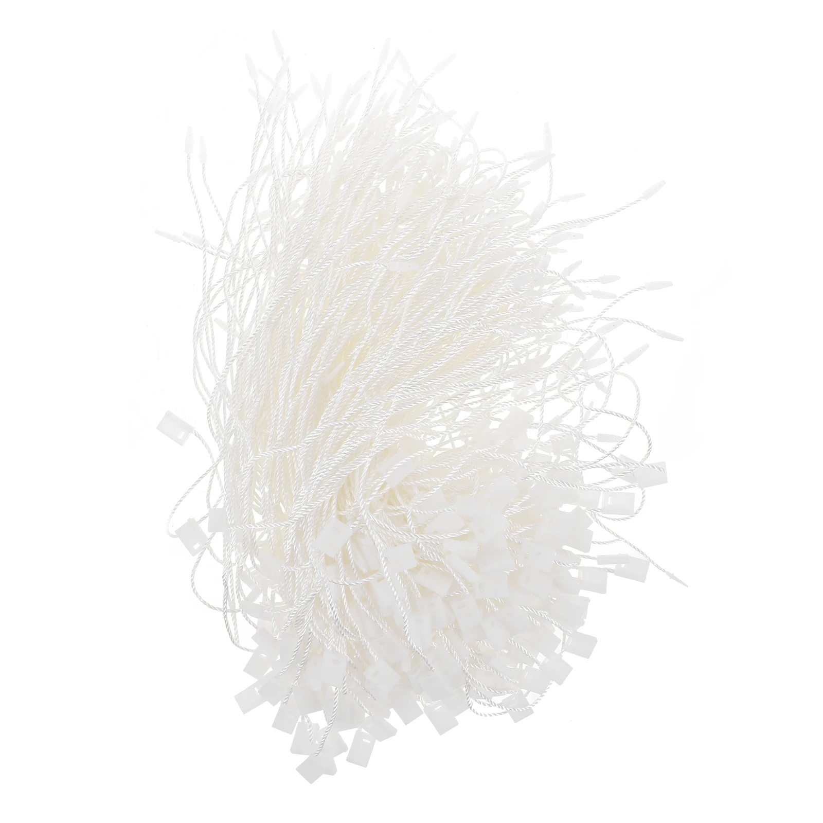 

Tag Rope Hang Snap Lock Loop Fastener Plastic Loops Clothing Size Ribbon Hanging Grain