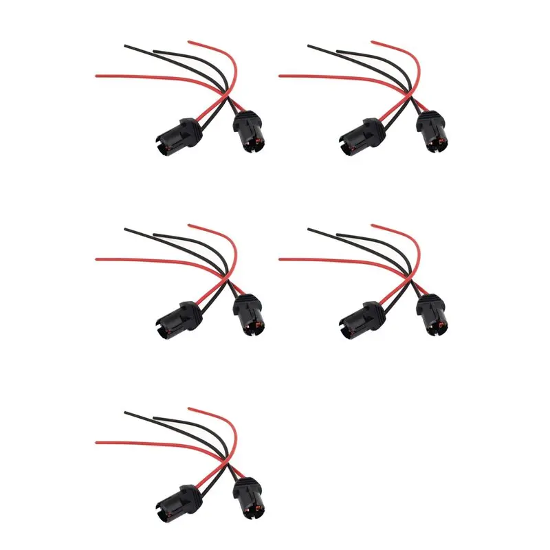 

A85M 10 шт. T10 W5W 168 194 автомобильная лампа, цоколь для стеклянной розетки, разъем для парковочного фонаря, черный