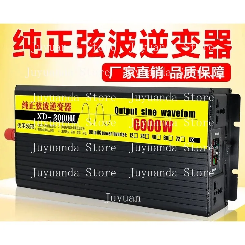 

Pure Sine Wave Inverter 12v24v48v60v To 220v Battery Car Inverter High Power