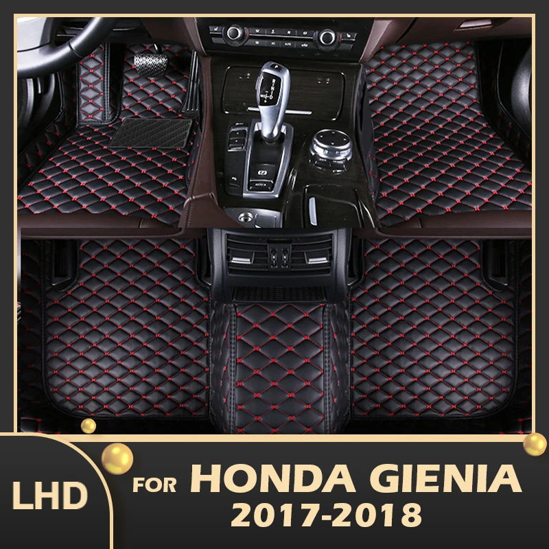 

Car Floor Mats For Honda Gienia 2017 2018 Custom Auto Foot Pads Automobile Carpet Cover Interior Accessories