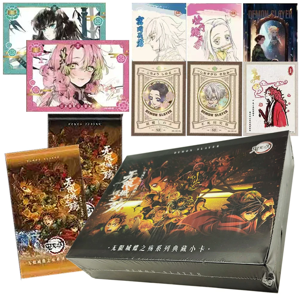 

Коллекционные карты «Убийца демонов», поощряющие детские подарки на день рождения, популярные аниме, изысканная картина маслом, тематические карты, рождественская игрушка