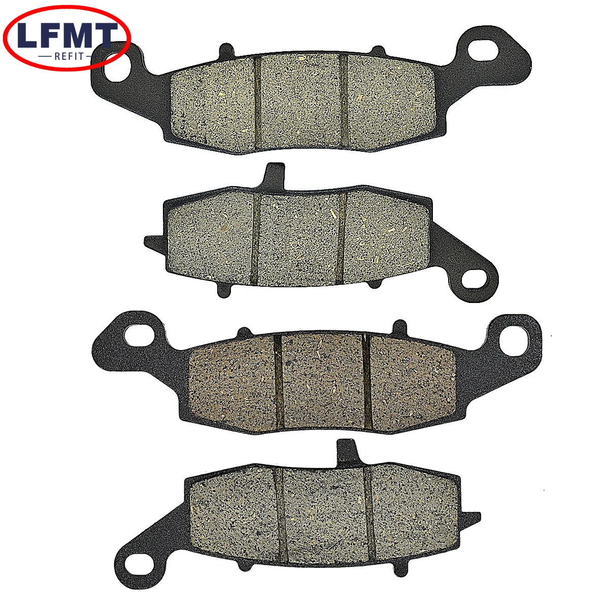 

For Kawasaki ER6F ER6N EX650 DAF ECF EDF KLE650 Z750 Z750S A6F A7F A8F C9F CAF CBF B6F B7F B8F D9F Front Left & Right Brake Pads