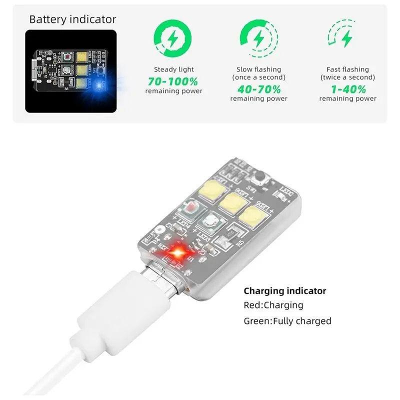 A42Z-Mini Drone Strobe Light For DJI 4 Pro/NEO/MINI 4K/4 PRO Drone Night Flight Anti Collision LED Lamp Accessory