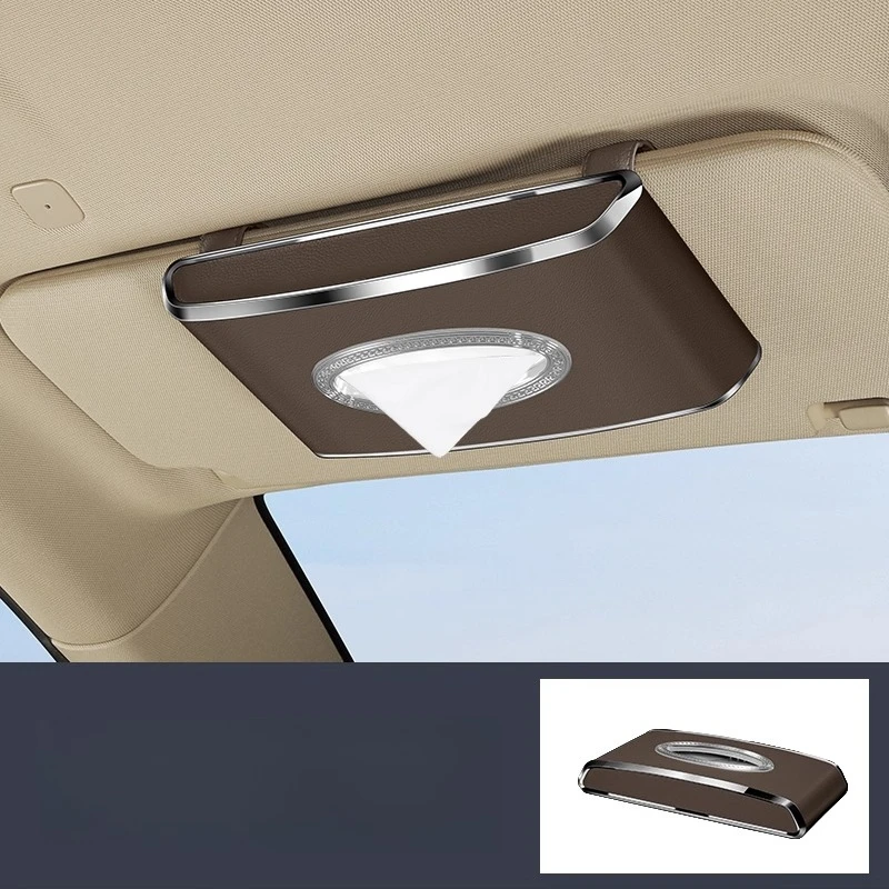 Car Handlebar Box Tissue Box Hanging Tissue Box For Cadillac CT5 CT6 XTS XT4 XT5 XT6 GT4 CT4 LYRIQ Escalade Car Accessories