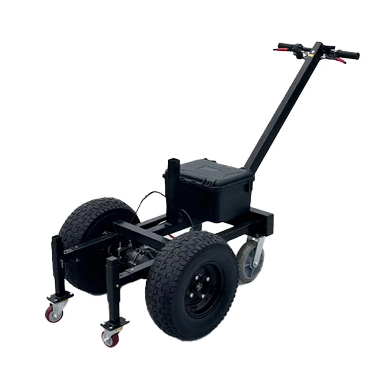 

RV Transport Outdoor Electric Sailboat Trailer Towing Yachts RVs Heavy Duty Motor Farm Use Jingcheng Trolley