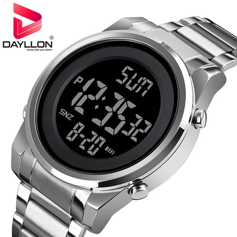 Dayllon 1611 Men's Simple Business Watch Multifunction Steel Strap Waterproof Fashion Men's Watch