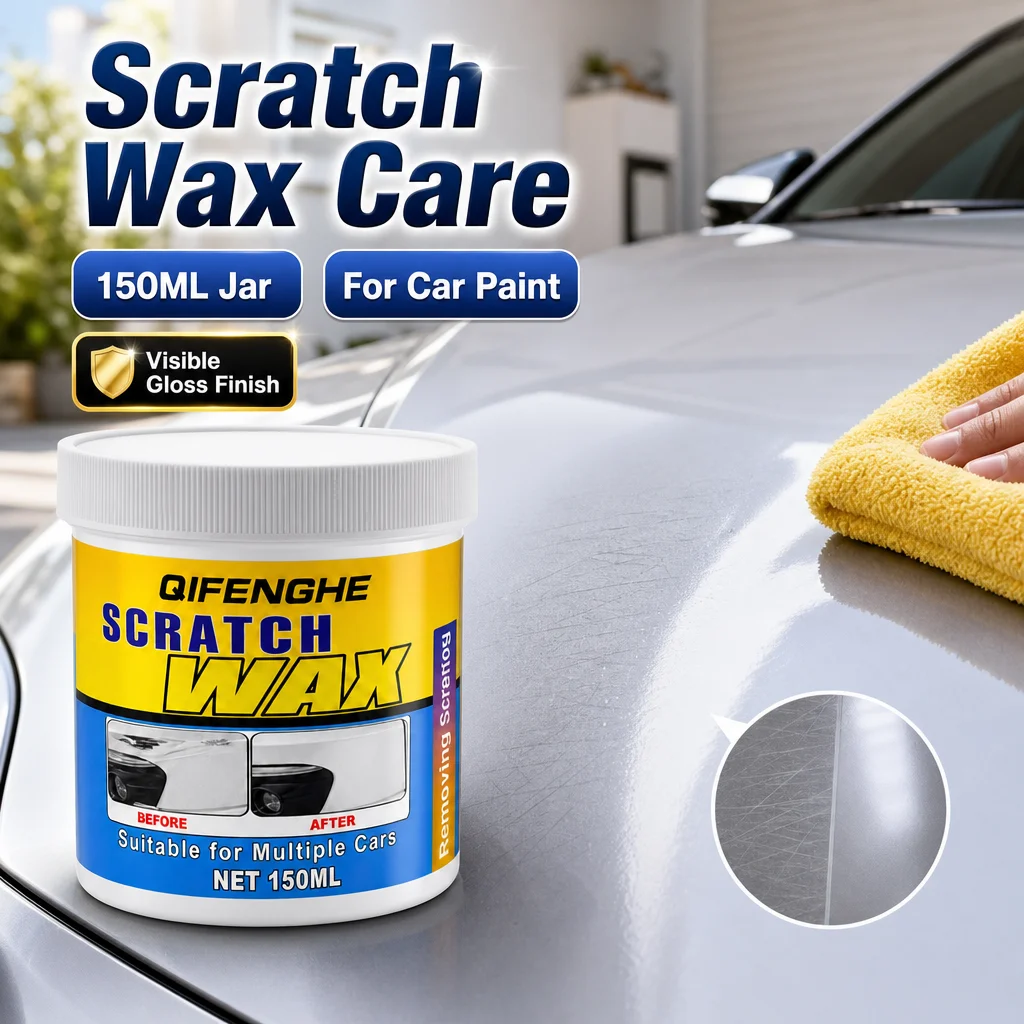 Car Scratch Repair Wax Remove Fine Paint Marks Restore Glossy Surface Polishing Care for Automobile Paintwork