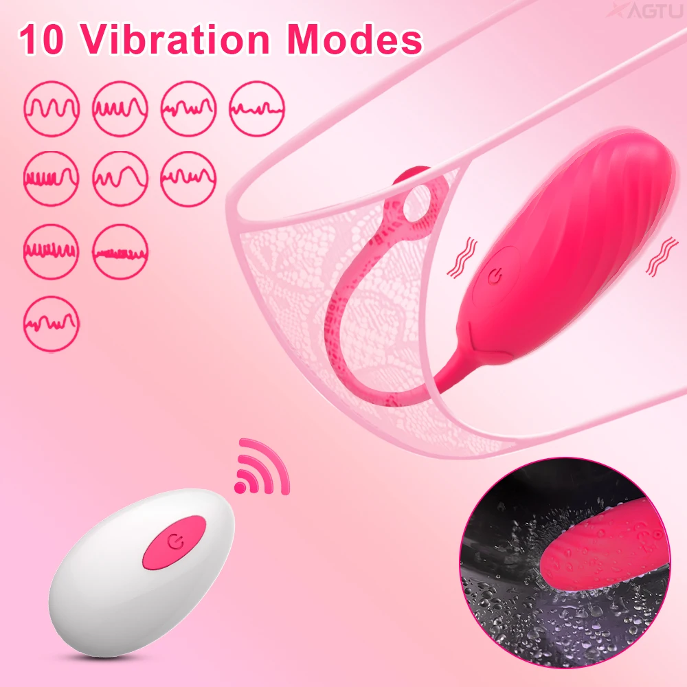 Remote Controlled Vaginal Vibrators G Spot Anal Vibrating Egg Massager Wearable Stimulator Adult Sex Toys for Women Couples xxx