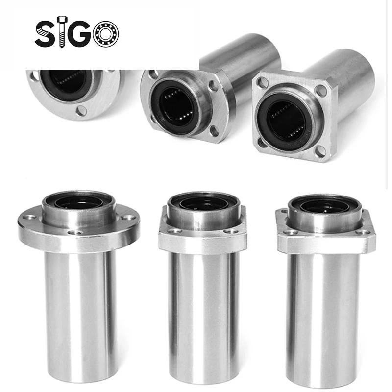 1PCS Free Shipping LMFP/LMKP/LMHP 10/12 13 16 20 25 30 35 Flange Embedded Guide Linear Bearing Standard Extension Type