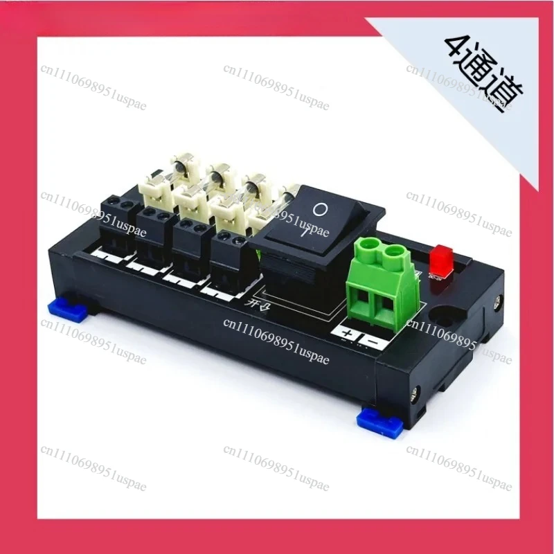 4-16 Channel DC DC Fuse Distribution Module Monitoring Switch Power Box Split Output Expansion Board