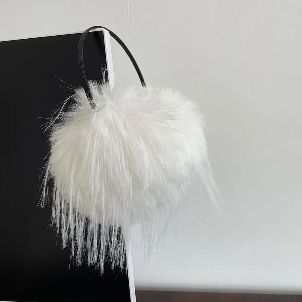 Y2k الشعر الطويل أفخم غطاء للأذنين الدافئة فو فرو منك الأذن يفشل للنساء الشتاء الباردة برهان رقيق تدفئة الأذن رشاقته الدافئة أكياس الأذن #5