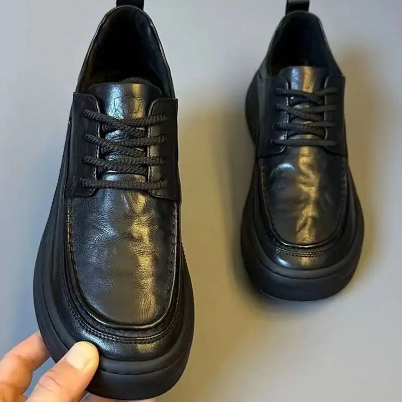 New Brand Men's Business Loafers British Style Versatile Casual Shoes PU Leather Formal Shoes Non-slip Shoes Zapatos Para Hombre