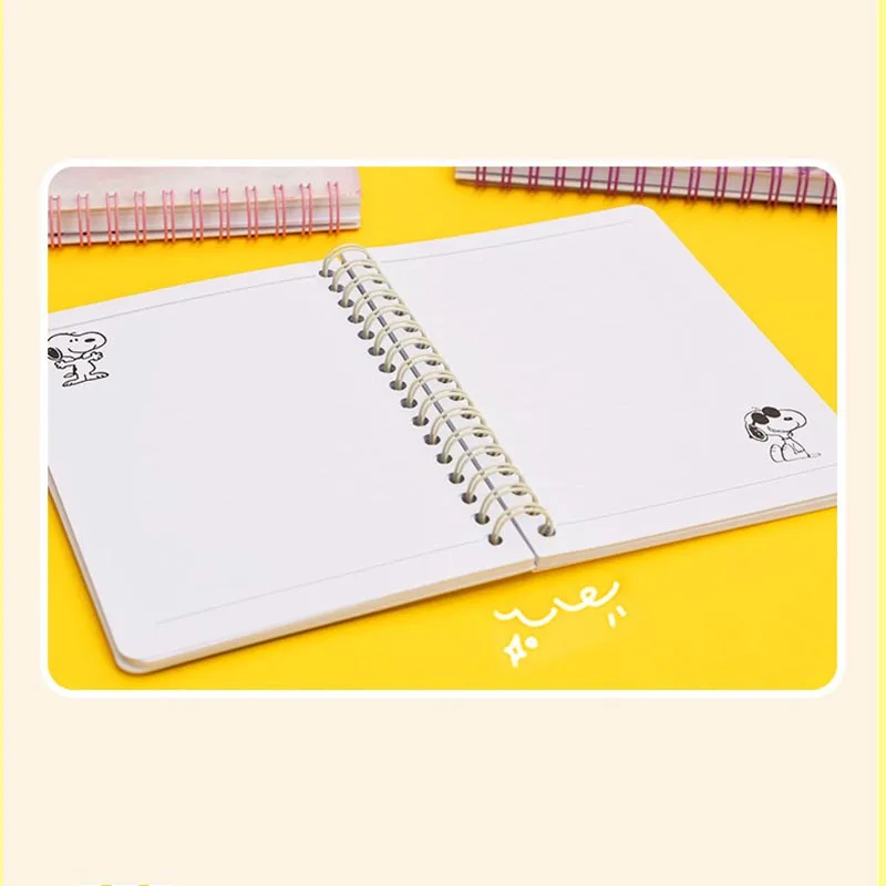 Imagem -04 - dos Desenhos Animados Snoopy Memo Pad Bobina Notepad Kawaii Dog Notebook Planejador de Etiquetas de Papelaria Sticker Post Material Escolar Pcs por Lote