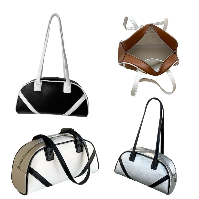 

Повседневная модная сумка через плечо с художественной цветовой блокировкой для сумки законодателей моды