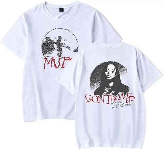 Leon Thomas MUTT Merch T-Shirts Women Clothes Trend Casual Short Sleeve Top