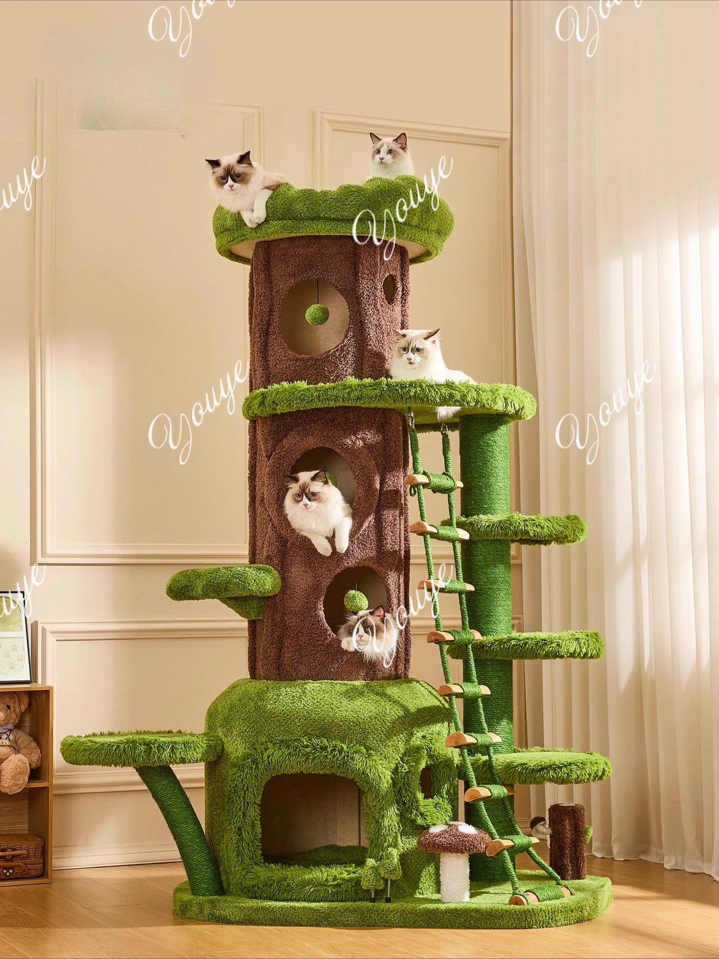 Jungle Paradise Climbing Frame Cat Nest Cat Tree Integrated Big Tree Tongtian Tree Big Cat Home All Seasons Universal