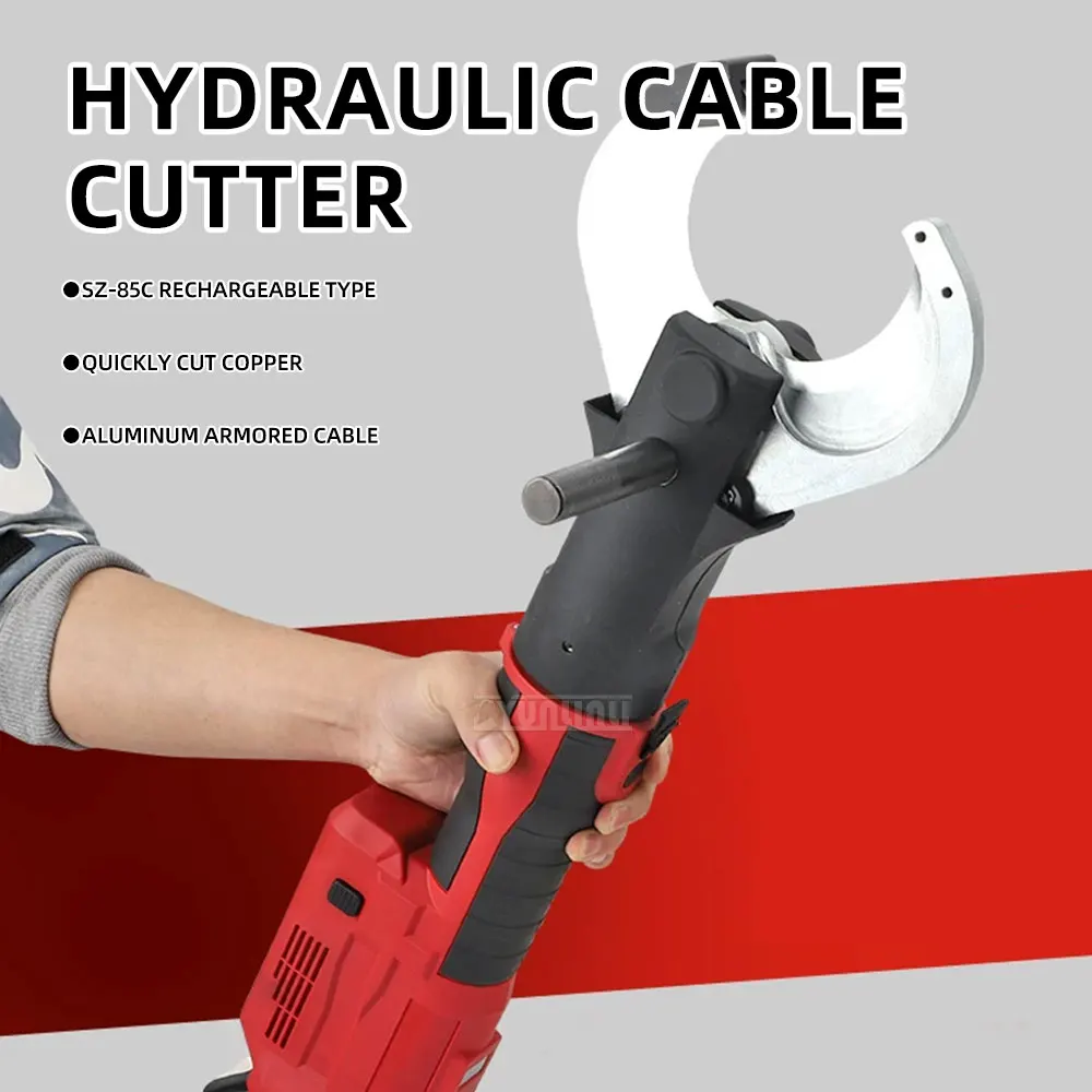 Charging hydraulic cable cutting open brushless motor SZ-85C portable electric copper aluminum armored cable cutter