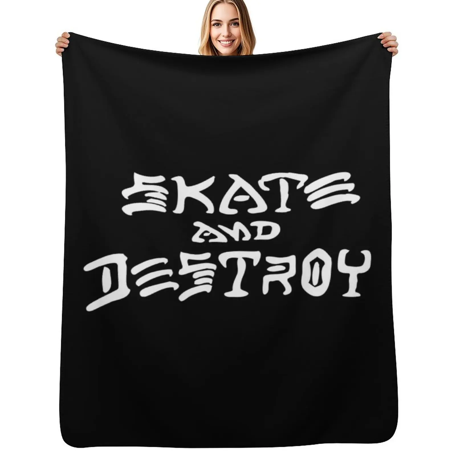 Destroy Your Board Throw Blanket for sofa Tourist Flannels For Baby Luxury Brand Blankets Sofas Of Decoration Blankets