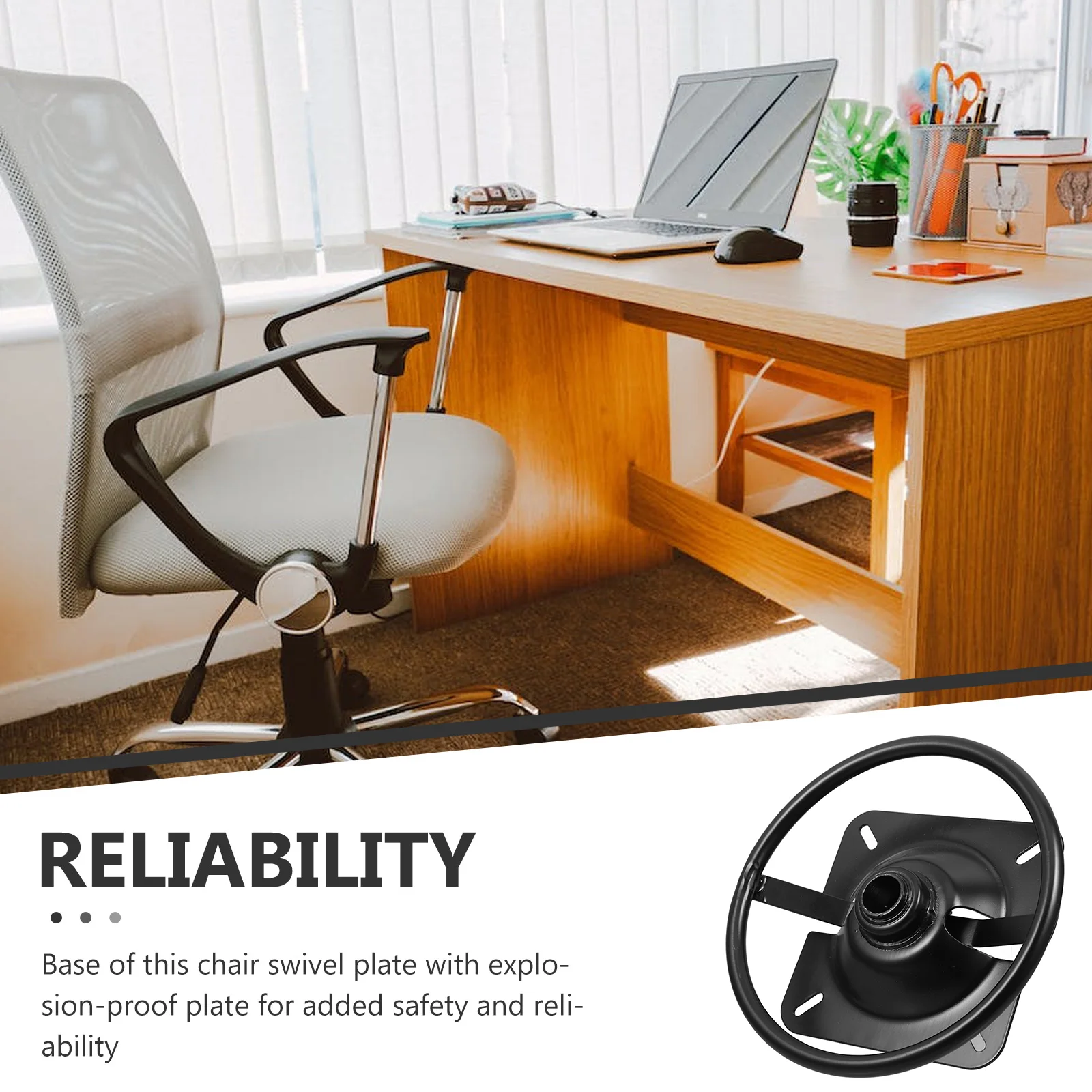 Office Swivel Chair Tray Tilt Control Parts Chairs Plate for Ring Base Replacement Hardware Repair Kit