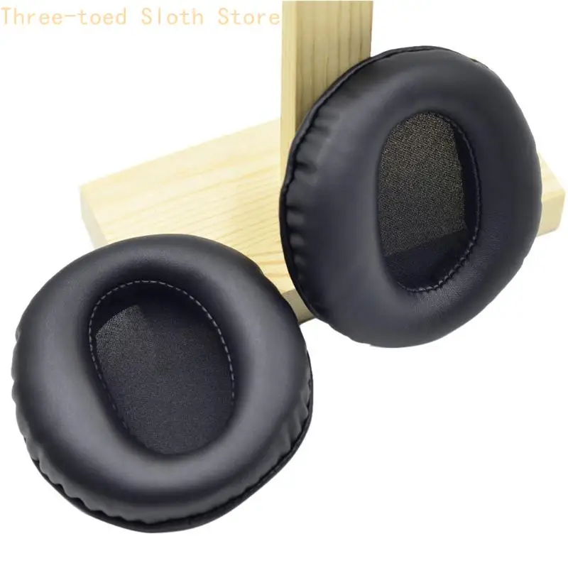Ersatz Leder Ohrpolster Kissen Abdeckung Ohrpolster Kissen für MDR-XD200 XD300 1 Paar Headset Ohrenschützer E74A – Detail 7
