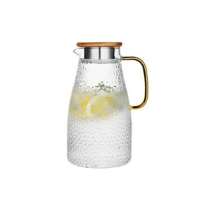 Imagem -06 - Chaleira de Vidro Resistente ao Calor Jarro de Água com Tampa Copo de Suco Drinkware Recipiente de Limonada Dispenser de Bebidas Jarros Frios Bule