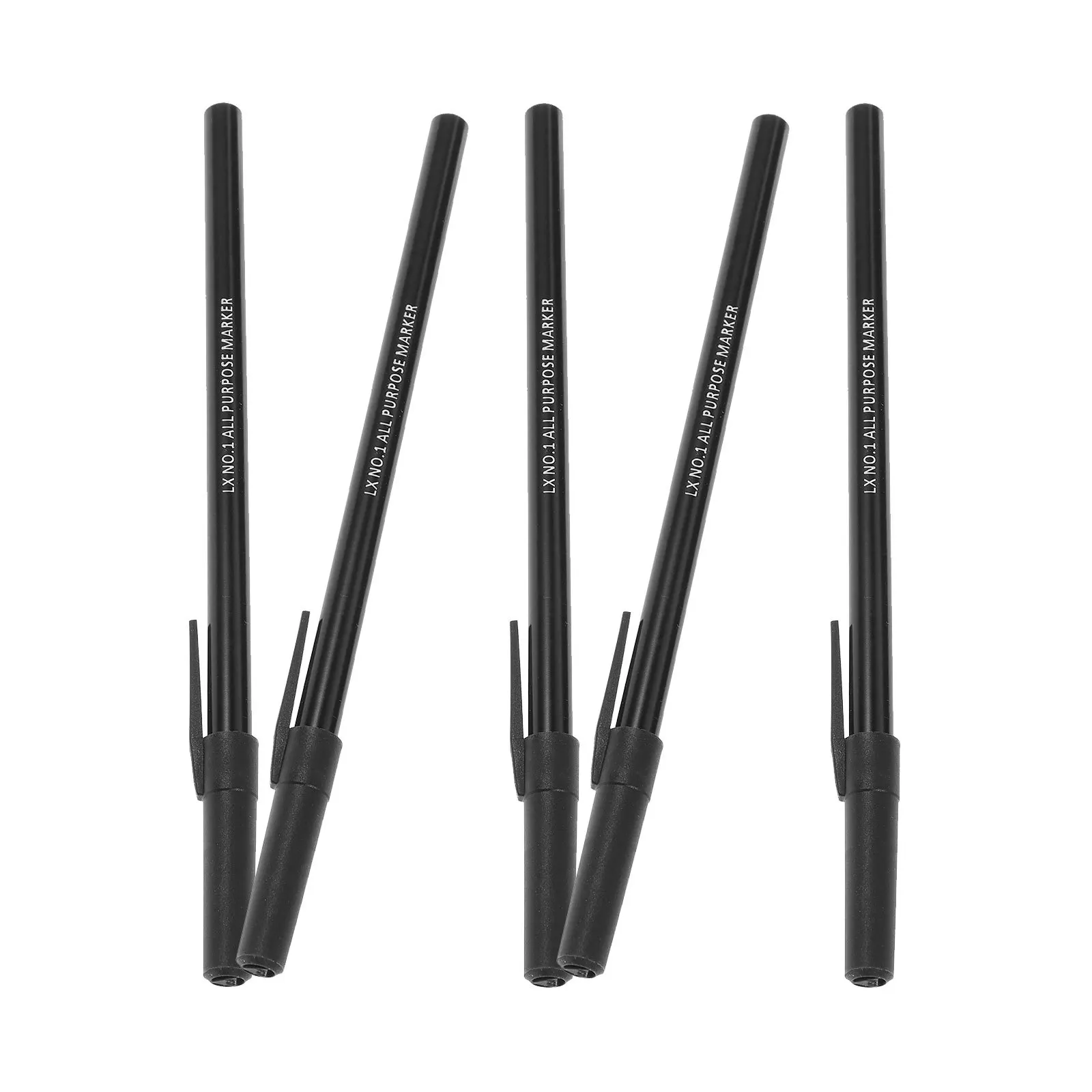 5 قطعة قلم تحديد دائم من القماش مقاوم للماء وقابل للغسل قلم وضع العلامات لعلامات الملابس الغسيل طرف رفيع علامة التنظيف الجاف لـ #6