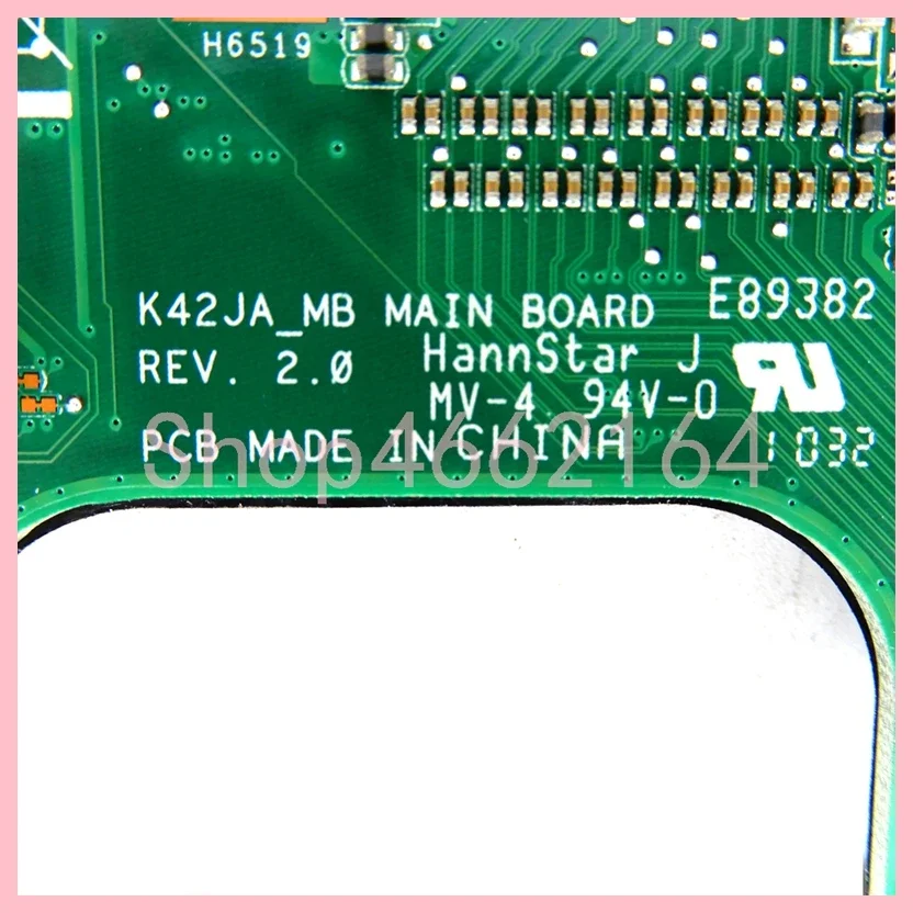 Imagem -05 - Placa-mãe do Portátil para Asus K42jp Hd5730 1g Gpu A42j X42j K42j K42j K42ja Mainboard do Portátil Trabalho Bem Usado