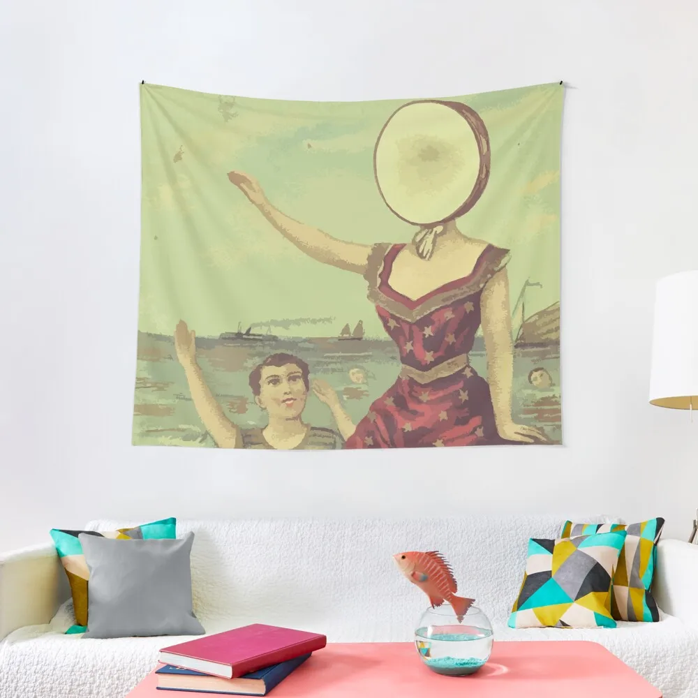 Neutral Milk Hotel In the Aeroplane Over the Sea Cover Tapestry Decor For Bedroom