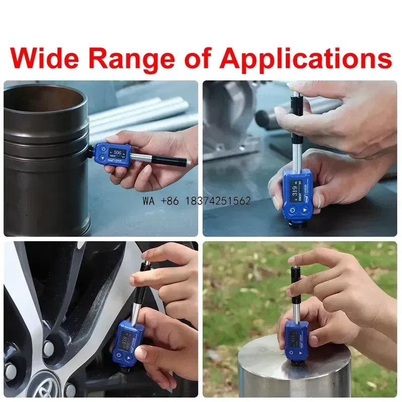 Wmwmnu for Leeb Hardness Tester Professional Durometer LS252D D Impact Device Pen Convert to HRA HRB HRC Good