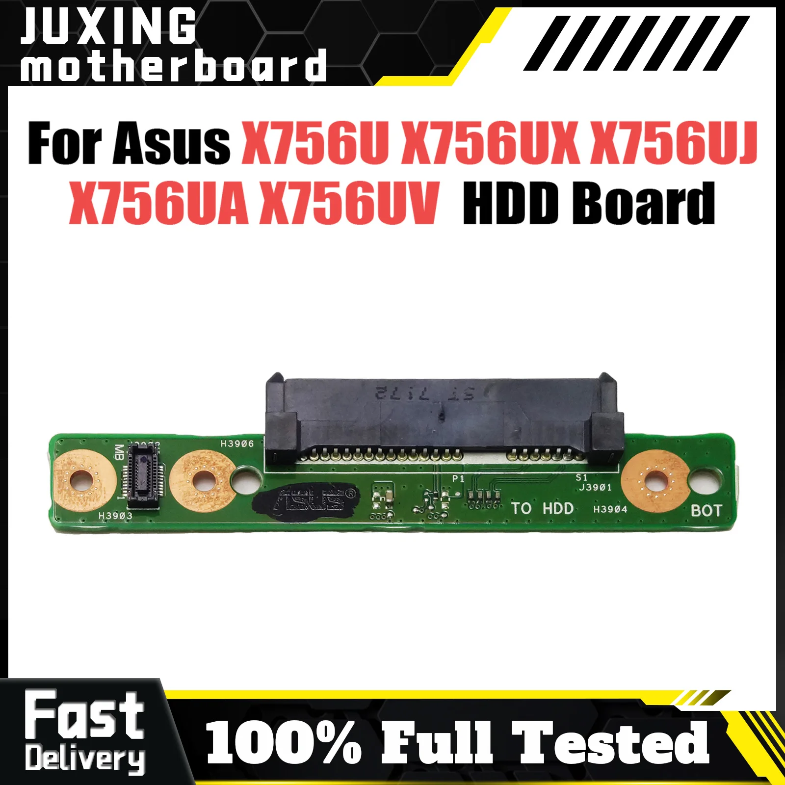 X756UX HDD board REV 2.0 For Asus X756U X756UX X756UJ X756UA X756UAM X756UV X756UQ X756UQK Hard Disk Drive Board OK