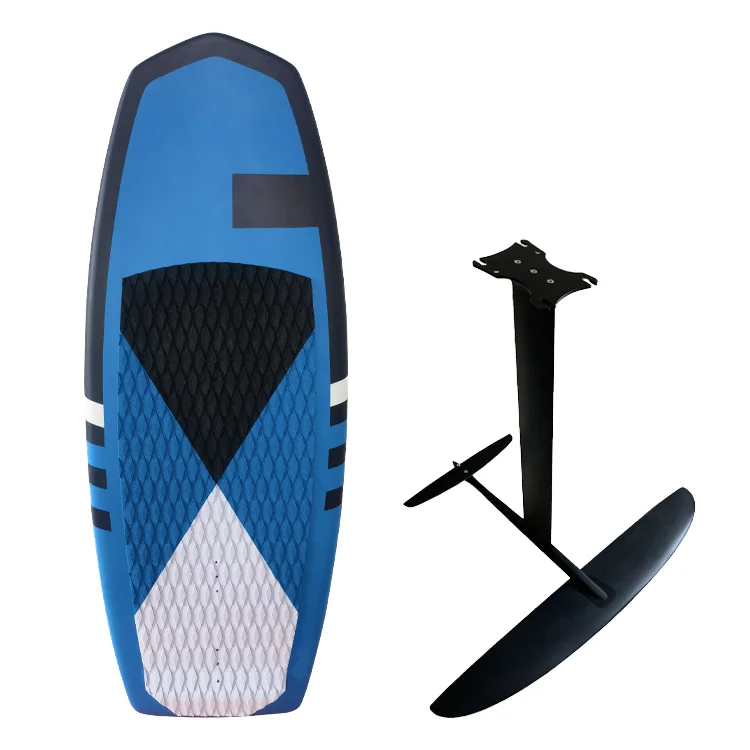 لوح ركوب الأمواج الصلب من ألياف الكربون Hydrofoil Downwind SUP مع مجداف حامل لركوب الأمواج في مياه المحيط وصيد الأسماك