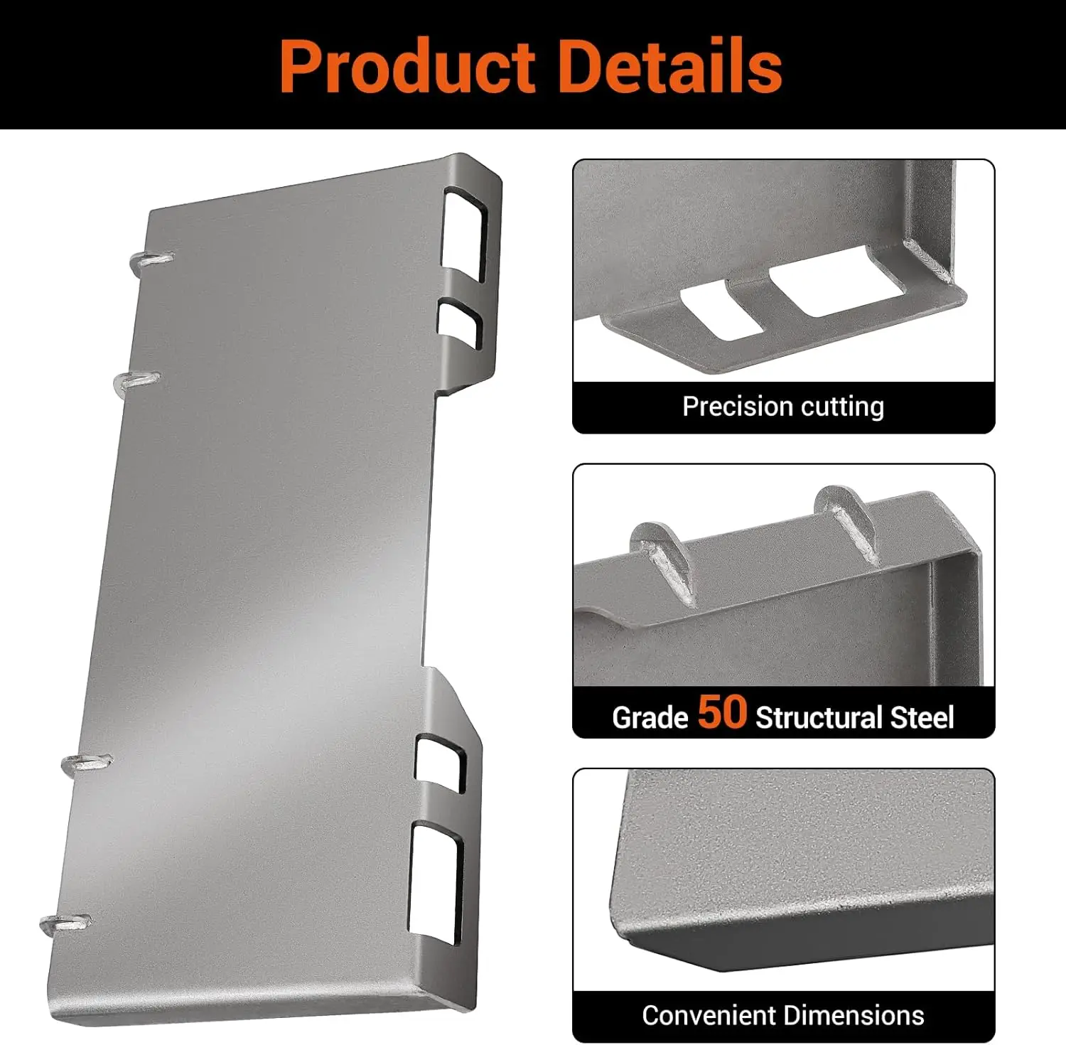 لوحة مرفقة توجيه انزلاقية 1/2 بوصة لوحة تثبيت عالمية سريعة التوصيل متوافقة مع كوبوتا والتوجيهات والجرارات · تخفيضات ساخنة