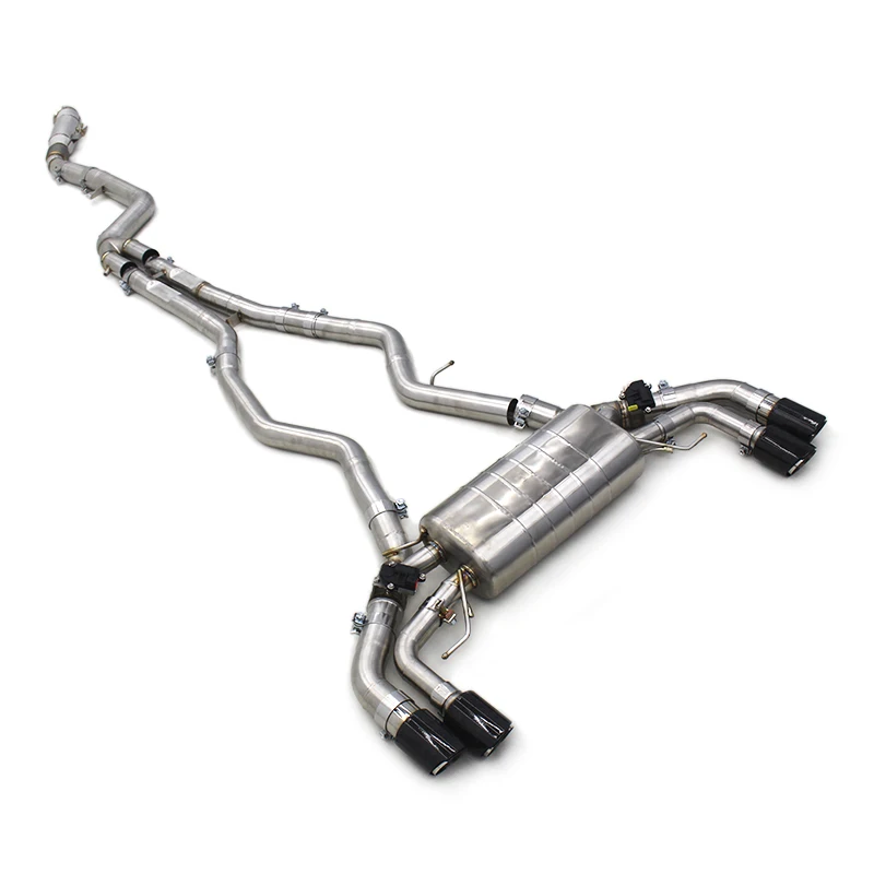 

High Performance Full Exhaust System for BMW M240/M240i B58 3.0T 2017-2023 Heat Shield Downpipe StainleSteel Valvetronic Catback