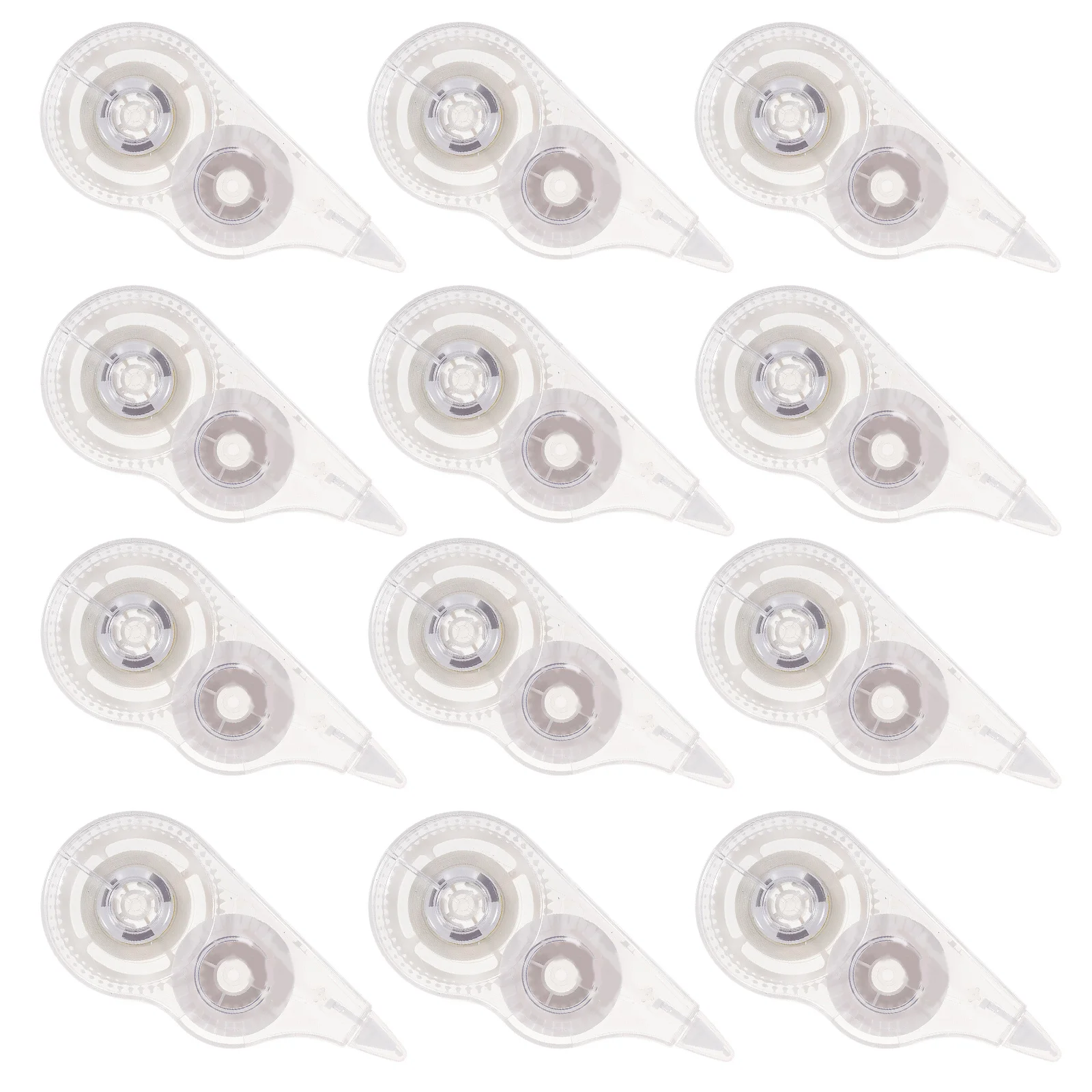 

12Pcs White Correction Tape No Drying Time Portable Adhesive Tapes for Written Printed Documents Studying Tools