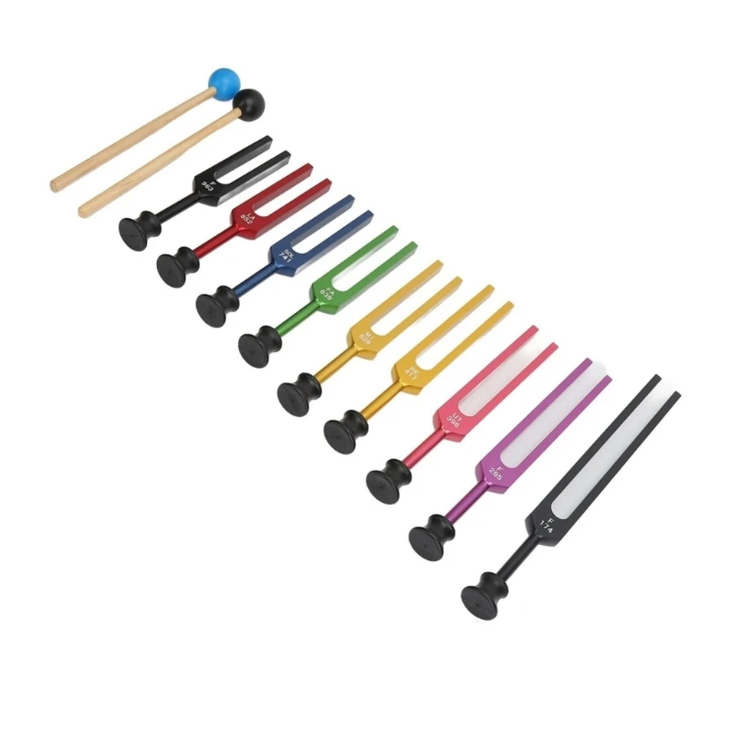 Violin Guitar Tuner Device Piano Tuning Maintenance Music Tuning Fork with Hammer Set Violin Guitar Tuner Instrument