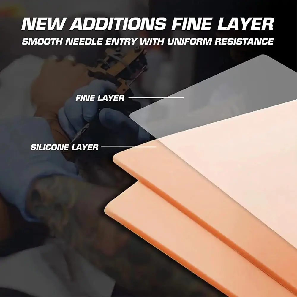 3MM Tattoo Practice Skin Blank Double Sides Fake Tattoo Training Skin for Tattoo Artist Beginner Tattoo Accessories