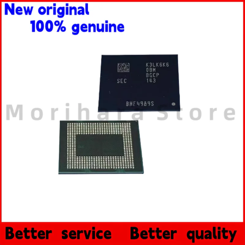 

1PCS/100% new K3LK6K60BM-BGCP - 496 chips, each with 16G LPDDR5, 128GB BGA Black plastic casing
