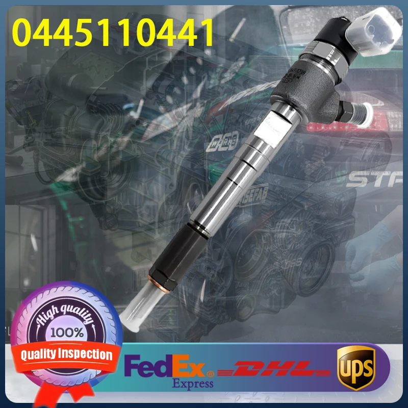 

0445110441 0445110580 Common Rail Fuel Injector For Mahindra Genio 2.5 D Diesel Engine