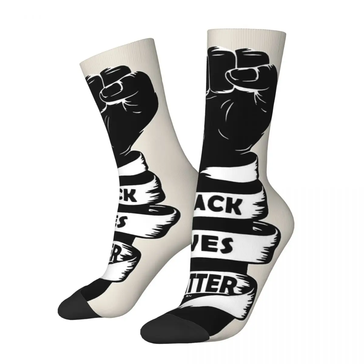 3D printing cosy Unisex Socks,Outdoor George Floyd I Can't Breathe,Black Lives Matter Interesting Four Seasons Socks