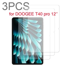 3PCS Glass film for Doogee T40 pro 12'' 2024 12-inch tablet tempered glass protective screen protector