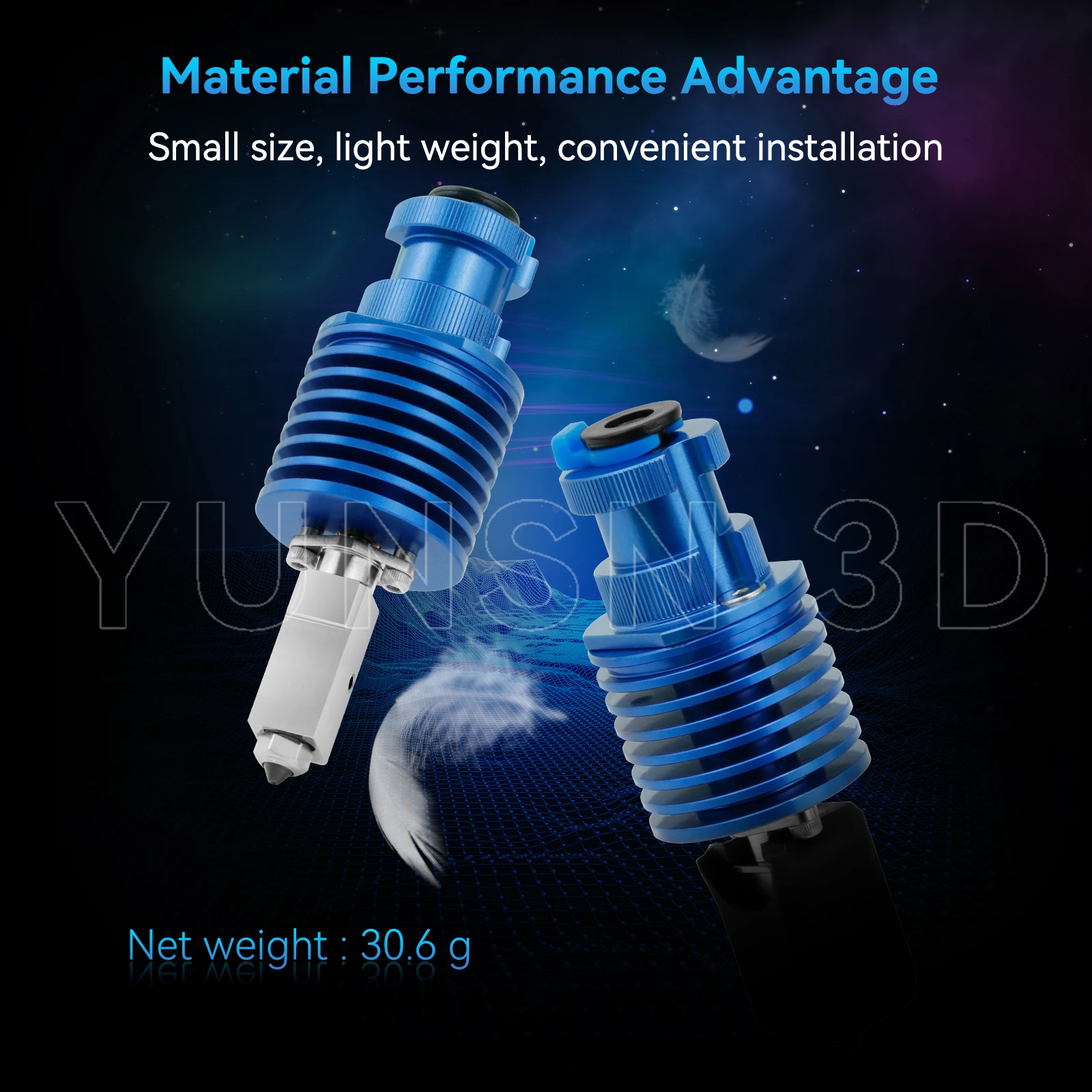 Verbesserter Hochgeschwindigkeits-Druckkopf TZ V6 3.0 Hotend-Kit für Ender 3/3 PRO/VORON 2.4 Hi-End Extruder J-Head für Prusa Ender 3 V2/CR10 – Detail 1