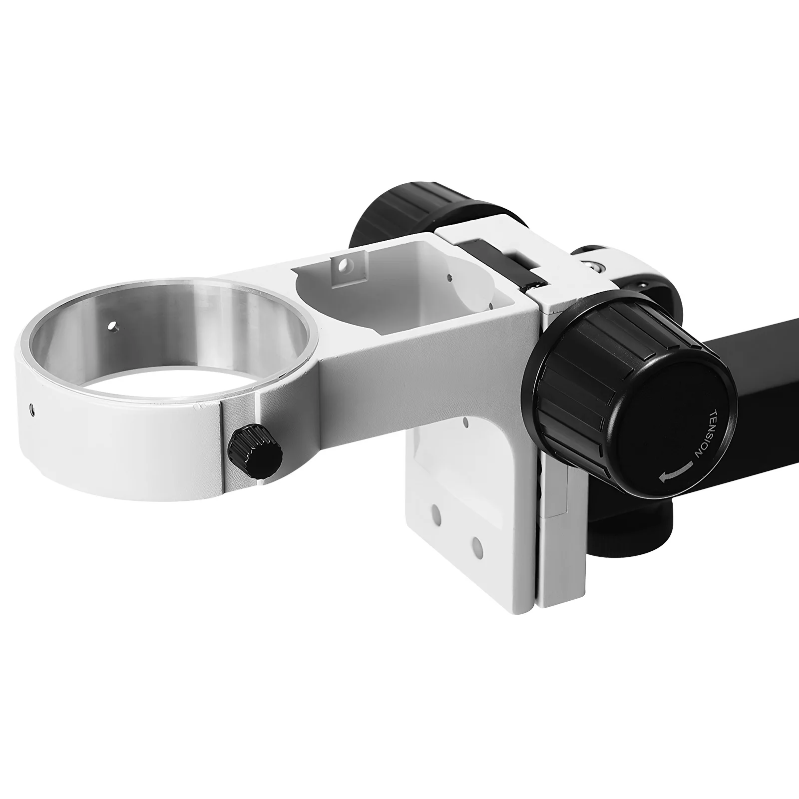 

Universal Microscope Stand with Table Clip Aluminum Alloy Microscope Stand Holder Adjusted Up and Down for Stereo Microscopes